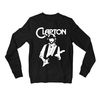 eric clapton clapton sweatshirt upper winterwear music band buy online india the banyan tee tbt men women girls boys unisex black