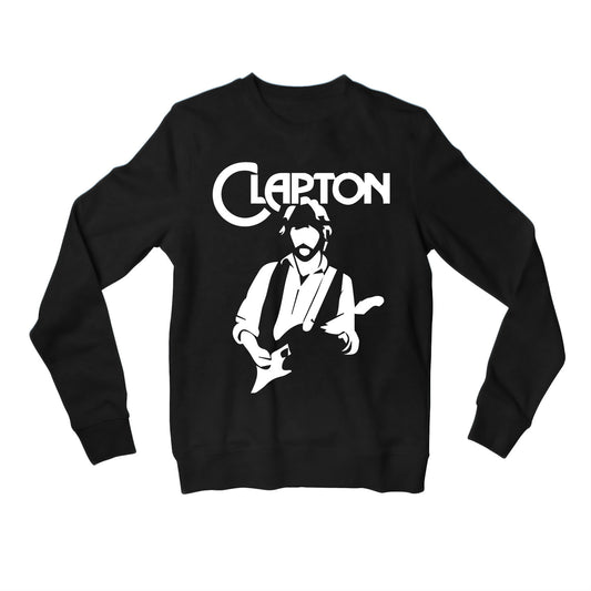 eric clapton clapton sweatshirt upper winterwear music band buy online india the banyan tee tbt men women girls boys unisex black