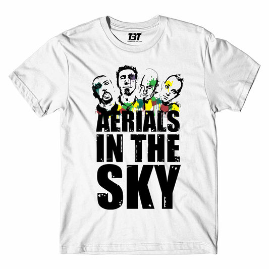 system of a down aerials in the sky t-shirt music band buy online india the banyan tee tbt men women girls boys unisex white