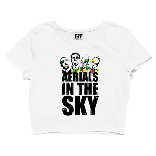 system of a down aerials in the sky crop top music band buy online india the banyan tee tbt men women girls boys unisex white
