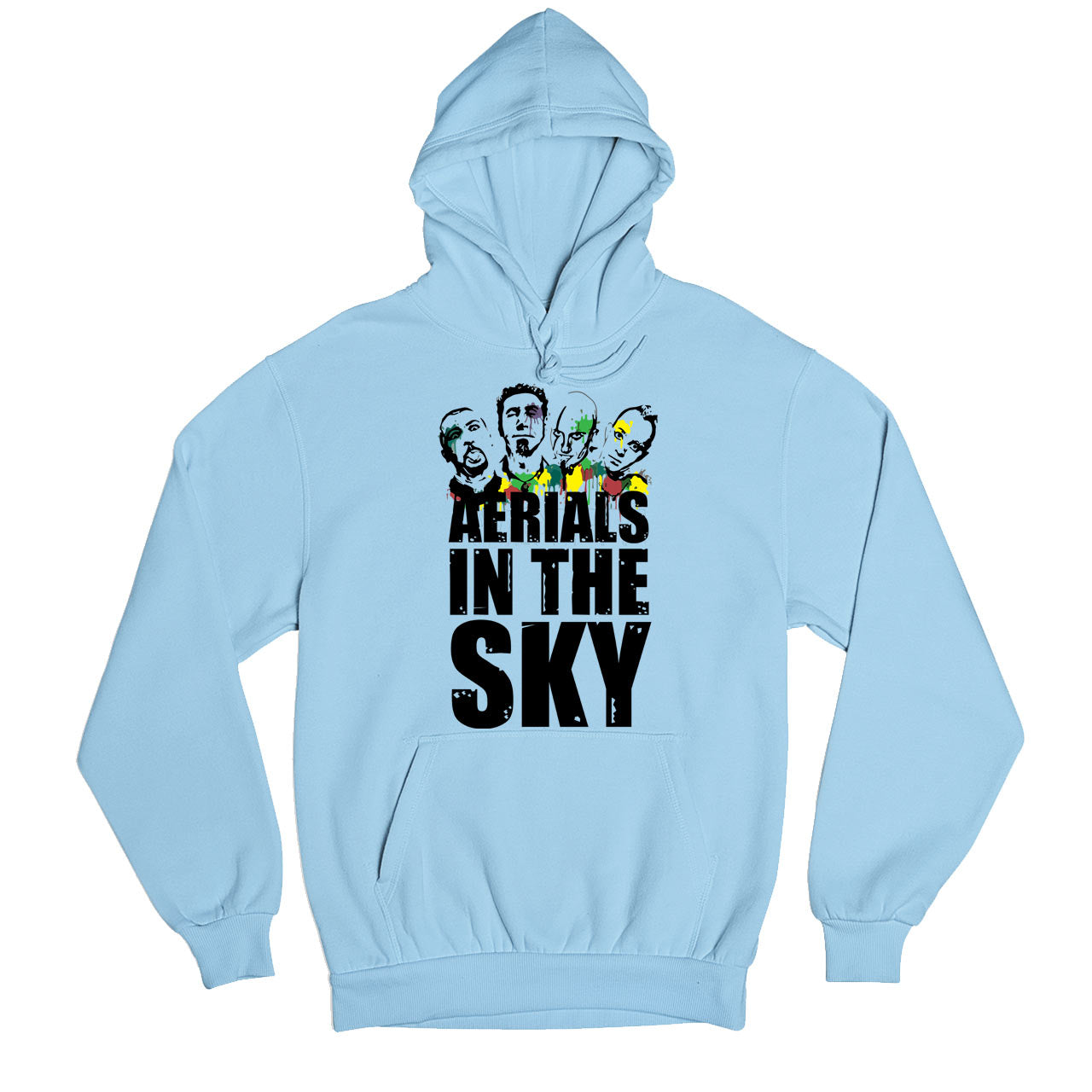 system of a down aerials in the sky hoodie hooded sweatshirt winterwear music band buy online india the banyan tee tbt men women girls boys unisex baby blue