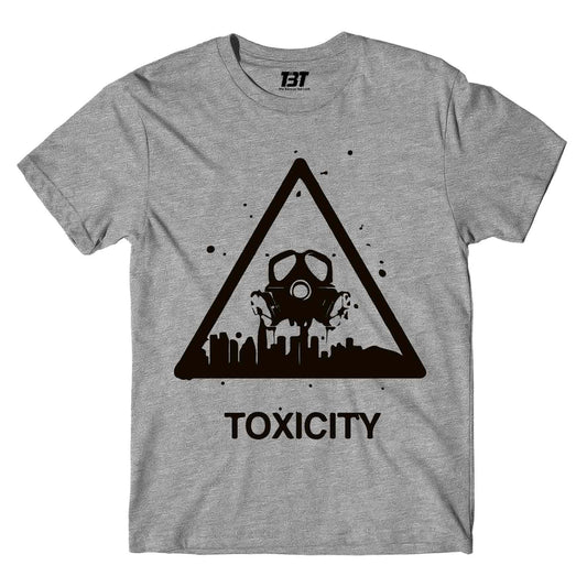 system of a down toxicity t-shirt music band buy online india the banyan tee tbt men women girls boys unisex gray