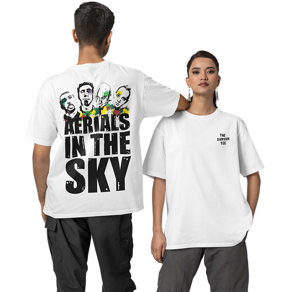 System Of A Down Oversized T shirt - Aerials In The Sky