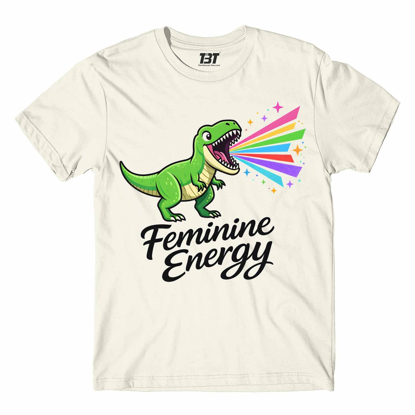printed graphic feminine energy t-shirt printed graphic stylish buy online india the banyan tee tbt men women girls boys unisex off white