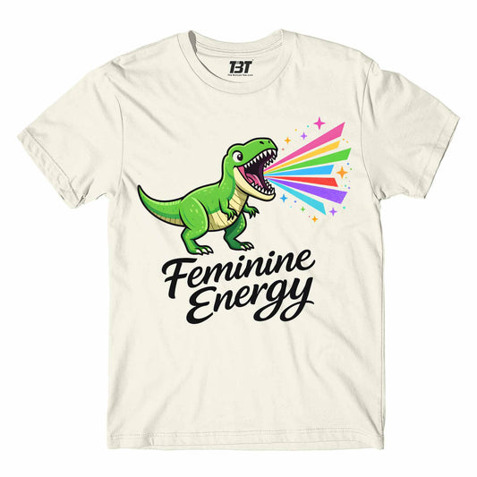 printed graphic feminine energy t-shirt printed graphic stylish buy online india the banyan tee tbt men women girls boys unisex off white