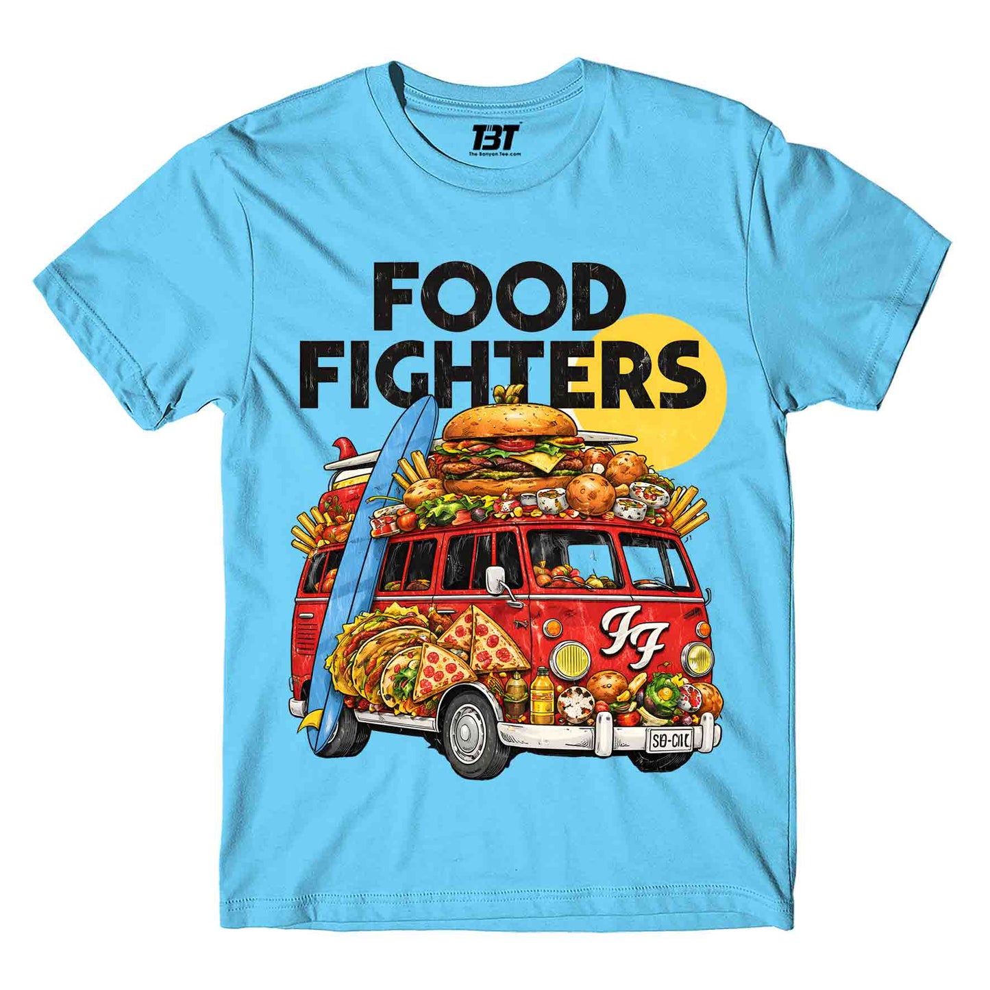 printed graphic food fighter t-shirt printed graphic stylish buy online india the banyan tee tbt men women girls boys unisex turquoise