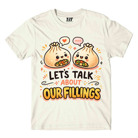 printed graphic our fillings t-shirt printed graphic stylish buy online india the banyan tee tbt men women girls boys unisex off white