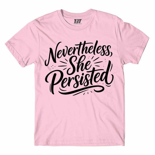 printed graphic she persisted t-shirt printed graphic stylish buy online india the banyan tee tbt men women girls boys unisex baby pink