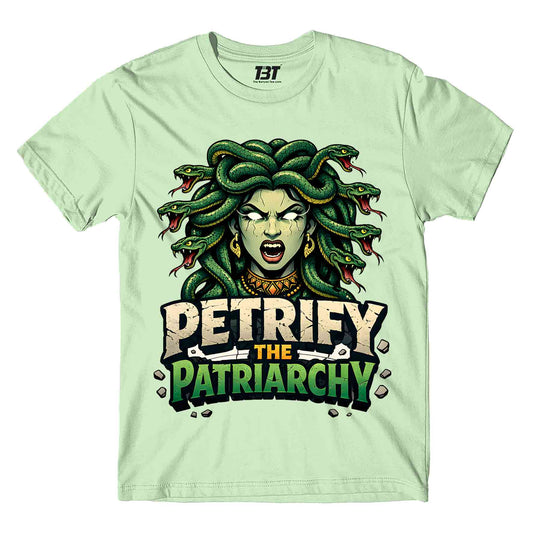 printed graphic petrify the patriarchy t-shirt printed graphic stylish buy online india the banyan tee tbt men women girls boys unisex jade