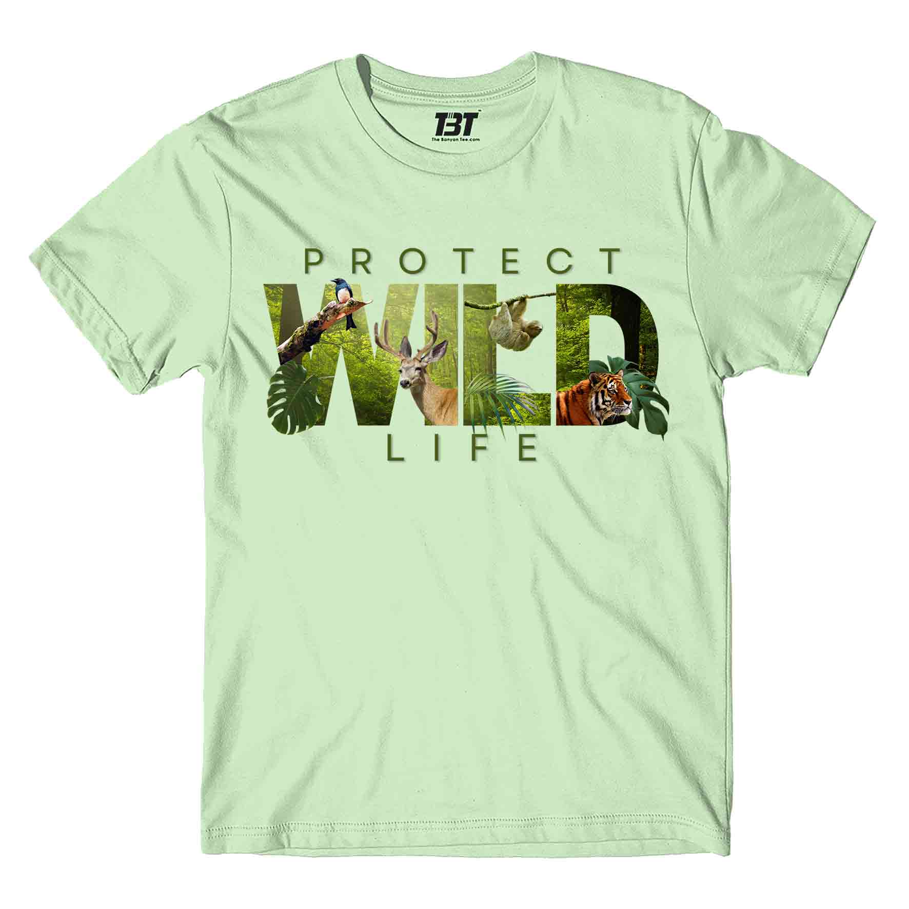 printed graphic protect the wildlife t-shirt printed graphic stylish buy online india the banyan tee tbt men women girls boys unisex jade