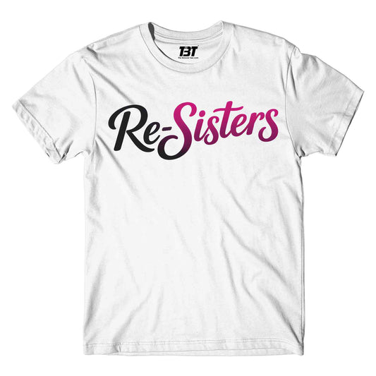 printed graphic re-sisters t-shirt printed graphic stylish buy online india the banyan tee tbt men women girls boys unisex white