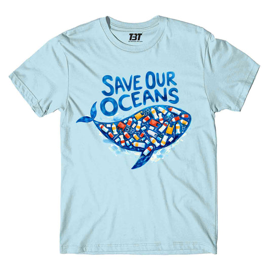 printed graphic save our oceans t-shirt printed graphic stylish buy online india the banyan tee tbt men women girls boys unisex baby blue