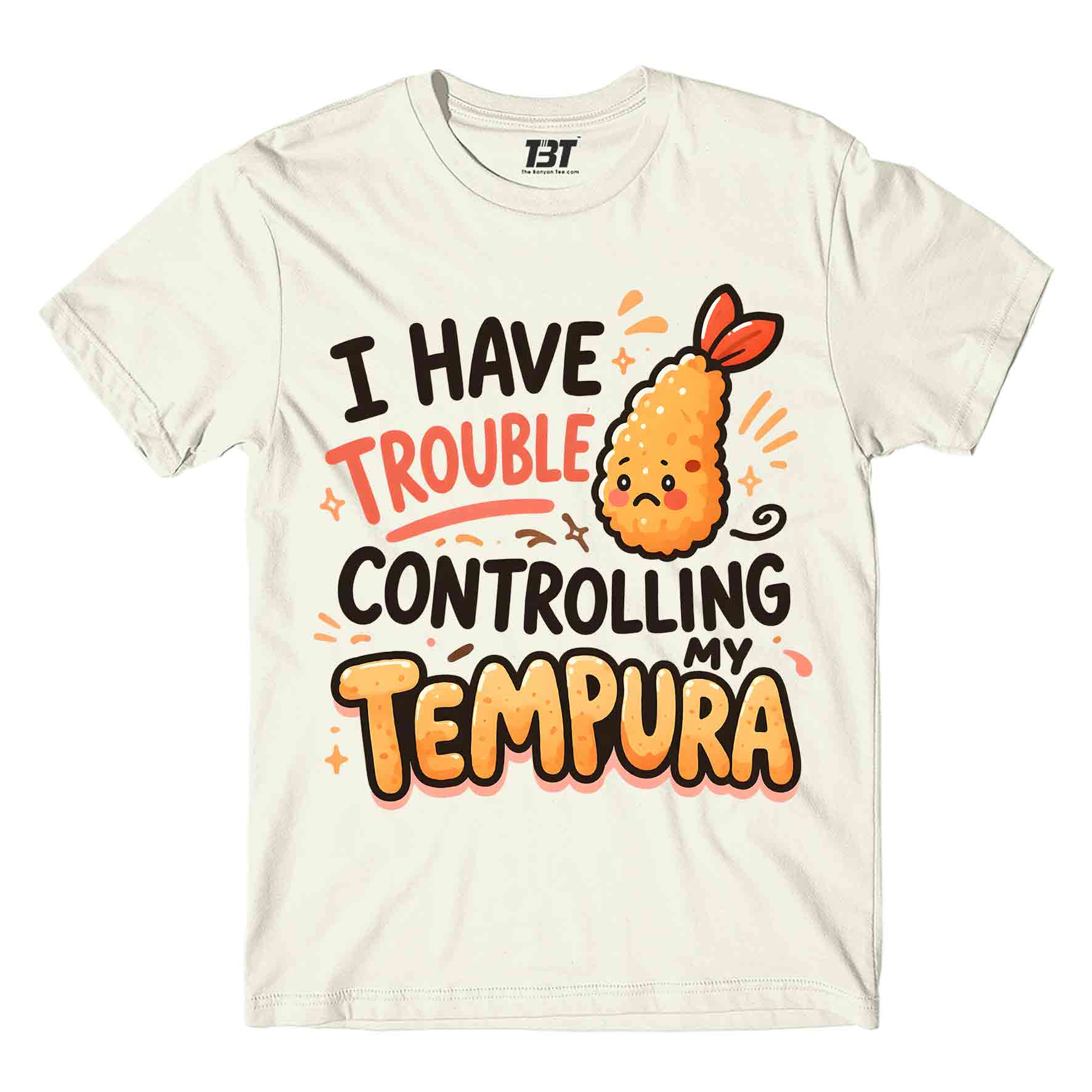 printed graphic tempura t-shirt printed graphic stylish buy online india the banyan tee tbt men women girls boys unisex off white
