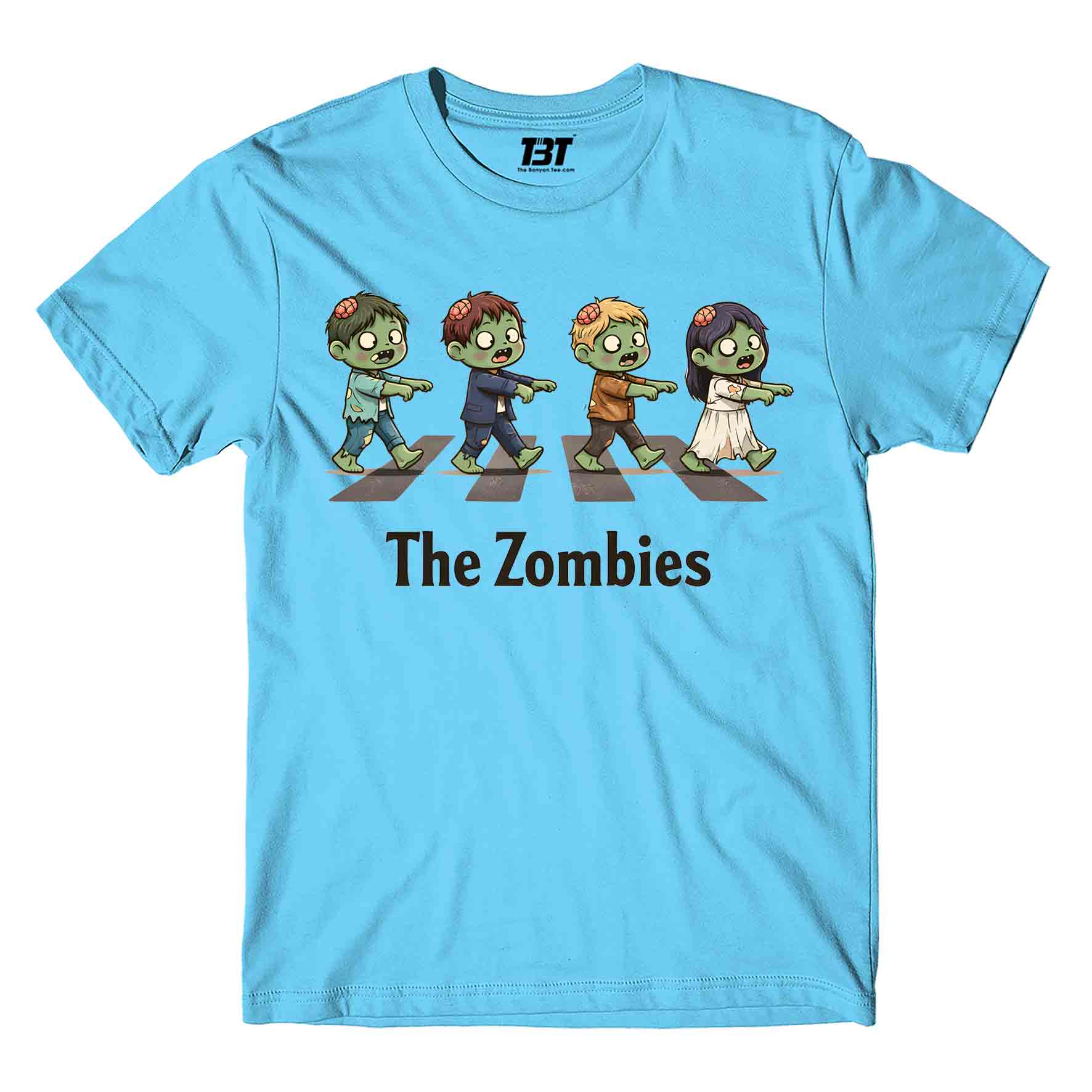 printed graphic the zombies t-shirt printed graphic stylish buy online india the banyan tee tbt men women girls boys unisex turquoise