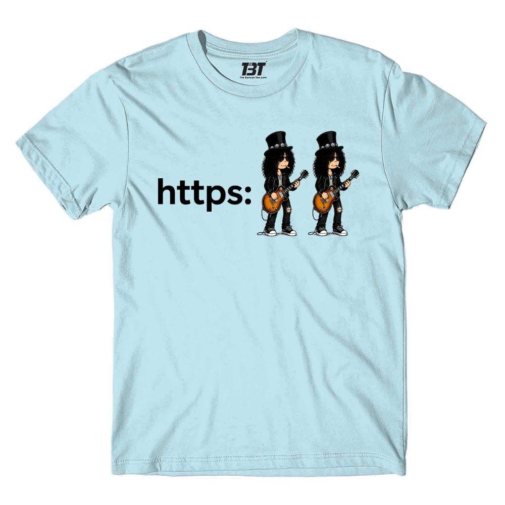 guns n' roses forward slash t-shirt music band buy online india the banyan tee tbt men women girls boys unisex baby blue 