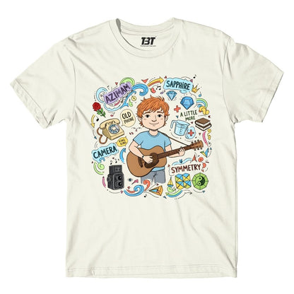 ed sheeran gingerverse t-shirt music band buy online india the banyan tee tbt men women girls boys unisex off white 