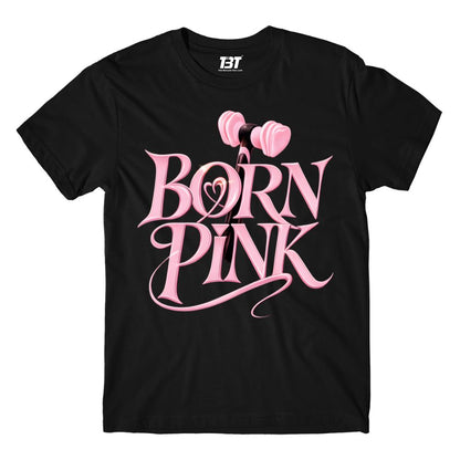black pink born pink t-shirt music band buy online india the banyan tee tbt men women girls boys unisex black