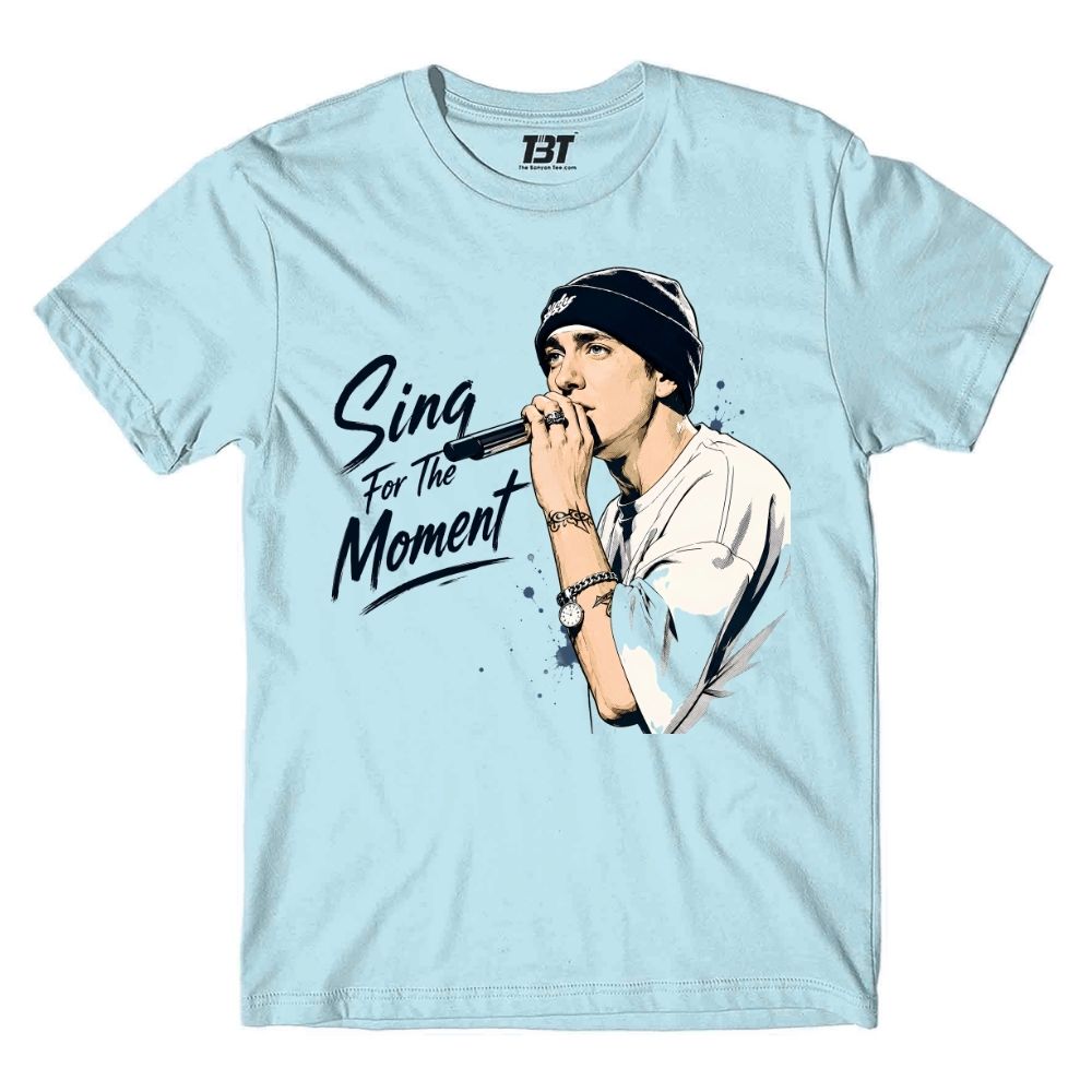 eminem sing for the moment t-shirt music band buy online india the banyan tee tbt men women girls boys unisex baby blue 