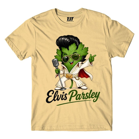 elvis presley parsley t-shirt music band buy online india the banyan tee tbt men women girls boys unisex beige 