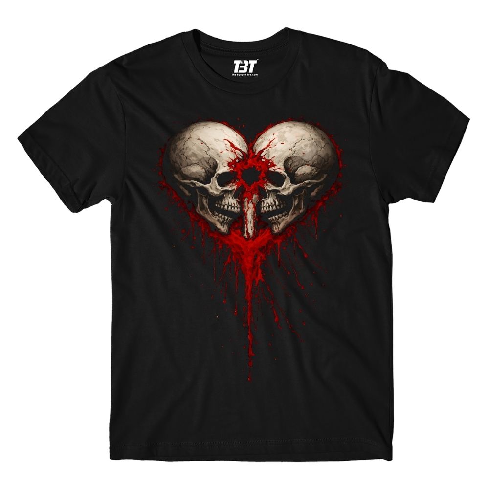 bullet for my valentine bullet heart t-shirt music band buy online india the banyan tee tbt men women girls boys unisex black 