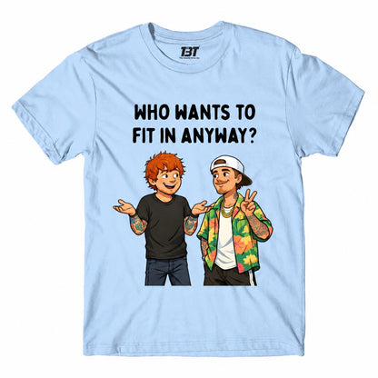 ed sheeran who wants to fit in t-shirt music band buy online india the banyan tee tbt men women girls boys unisex baby blue 