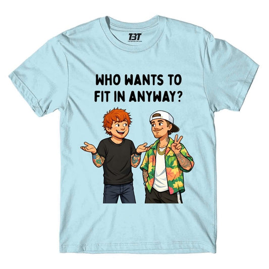 ed sheeran who wants to fit in t-shirt music band buy online india the banyan tee tbt men women girls boys unisex baby blue 