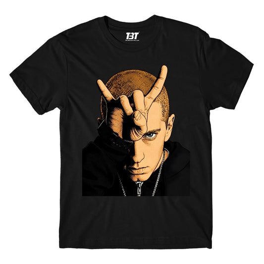 eminem bull horn t-shirt music band buy online india the banyan tee tbt men women girls boys unisex black 