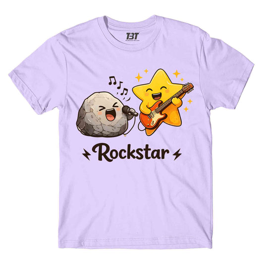 printed graphic rockstar t-shirt printed graphic stylish buy online india the banyan tee tbt men women girls boys unisex lavender