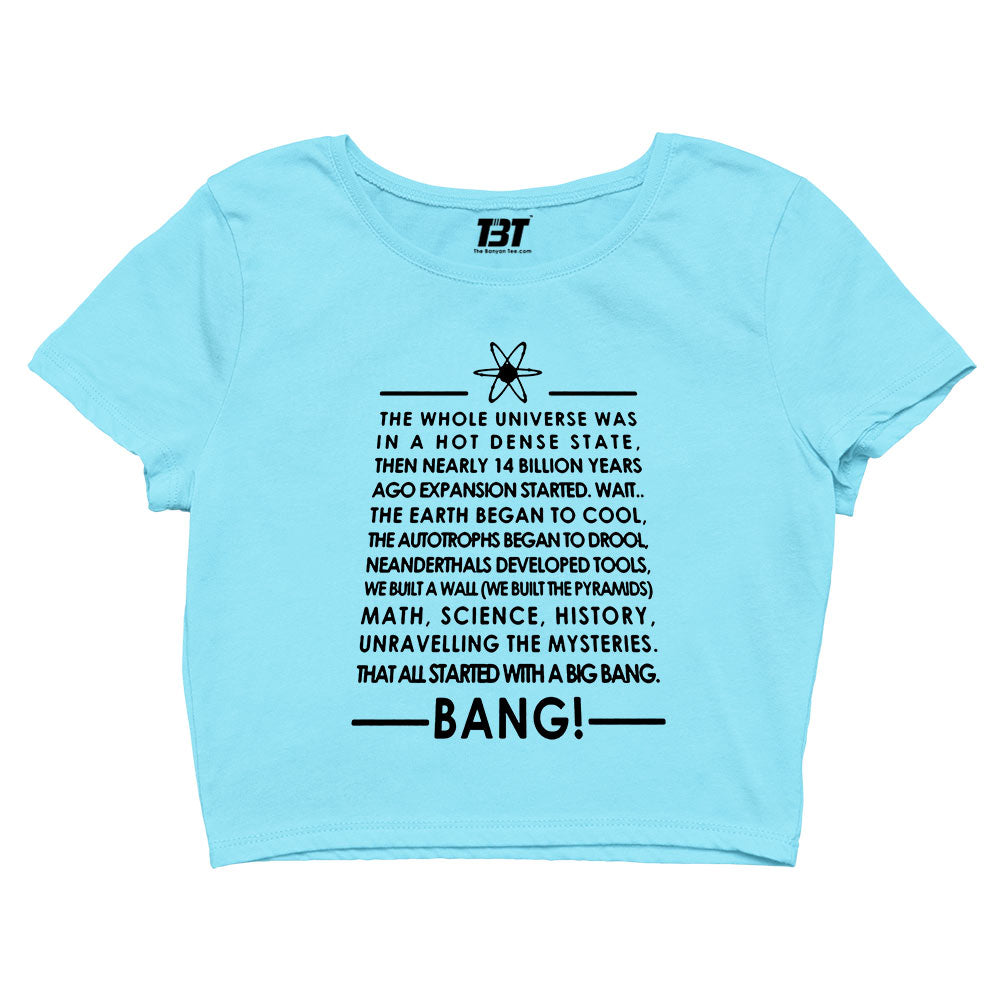 The Big Bang Theory Crop Top The Banyan Tee TBT