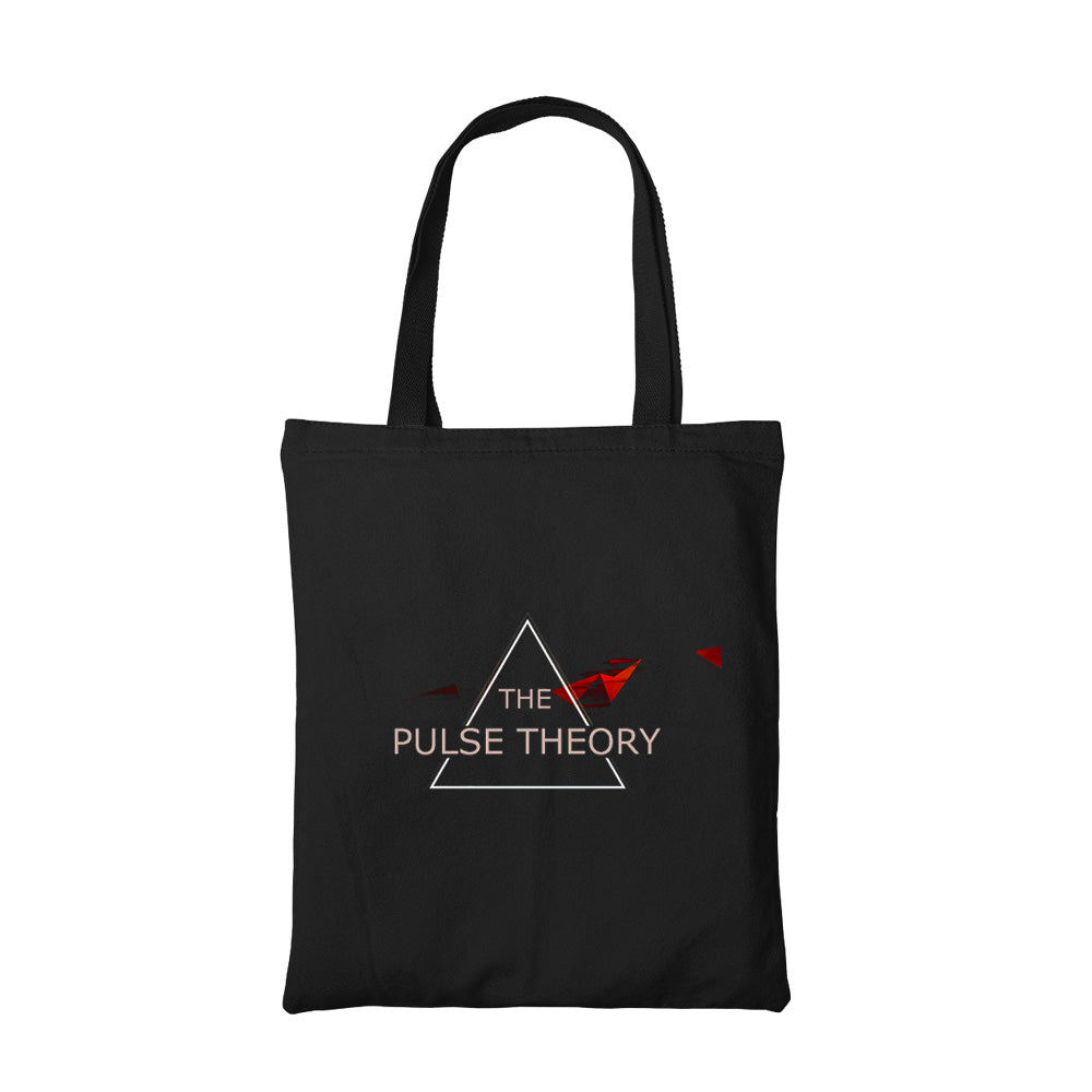 the pulse theory logo tote bag cotton printed music band buy online india the banyan tee tbt men women girls boys unisex
