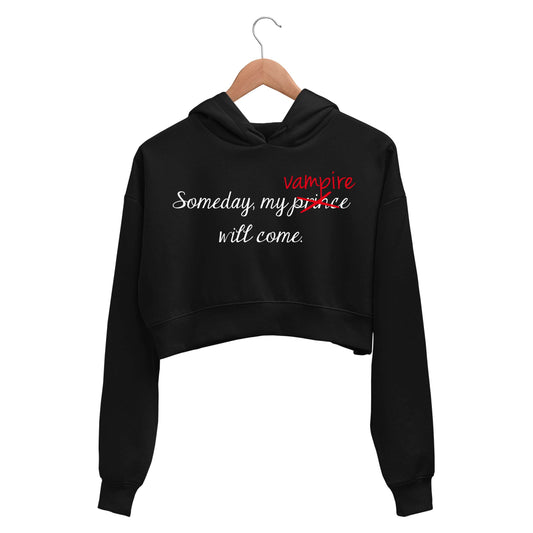 The Vampire Diaries Crop Hoodie Crop Hooded Sweatshirt for Women The Banyan Tee TBT