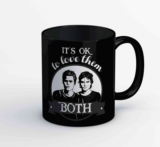 The Vampire Diaries Mug - Love Them Both  The Banyan Tee TBT