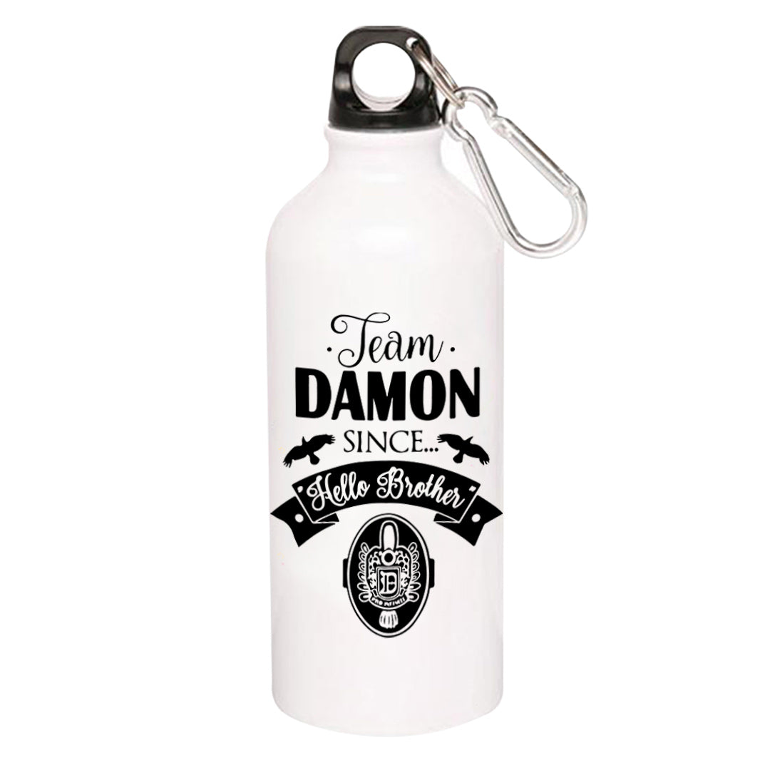 the vampire diaries team damon sipper steel water bottle flask gym shaker tv & movies buy online india the banyan tee tbt men women girls boys unisex tvd stefan elena damon caroline katherine tyler bonnie