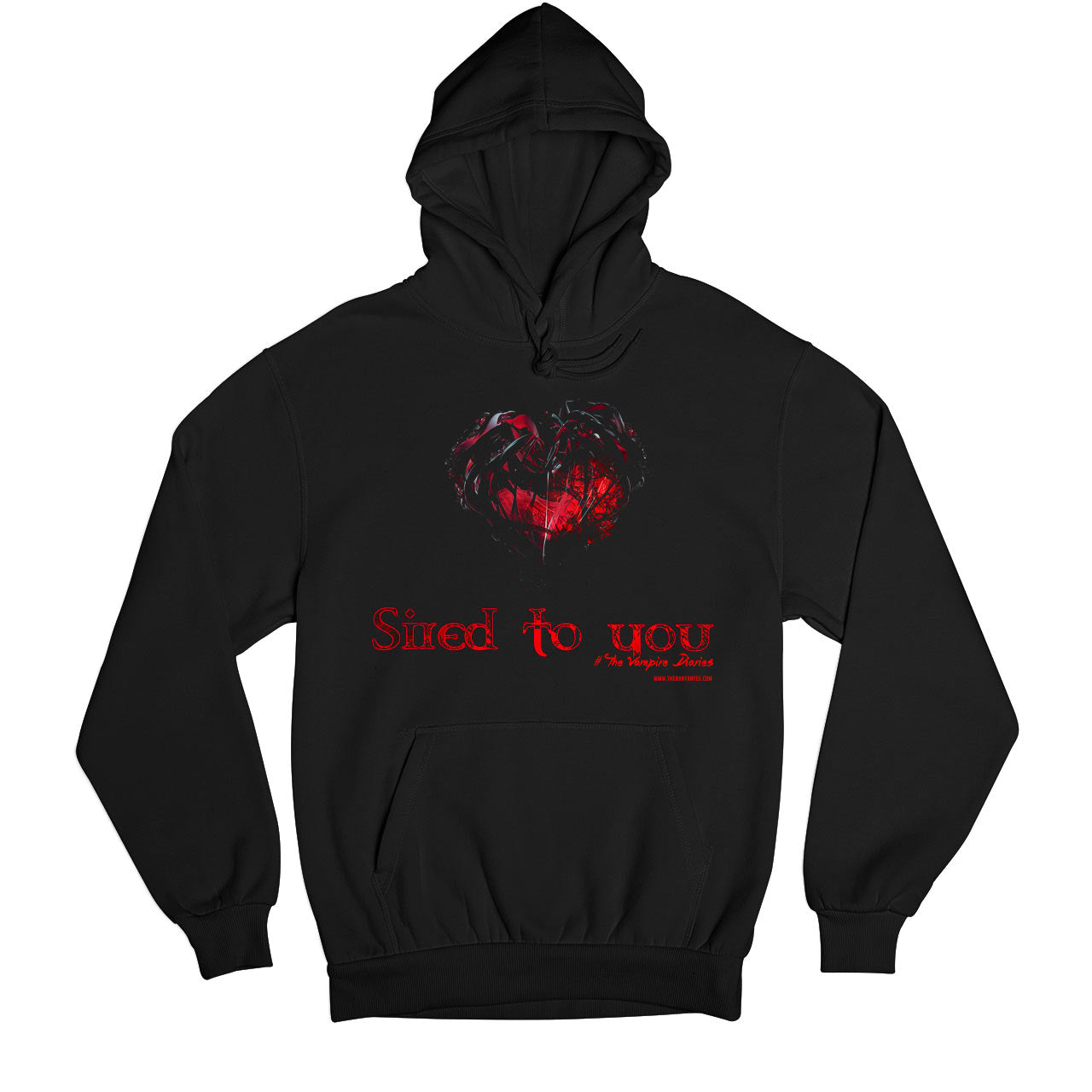 The Vampire Diaries Hoodie - On Sale - S (Chest size 40 IN)