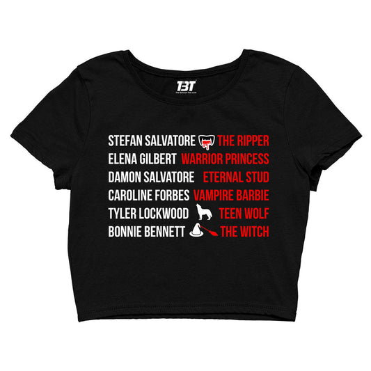 The Vampire Diaries Crop Top by The Banyan Tee TBT