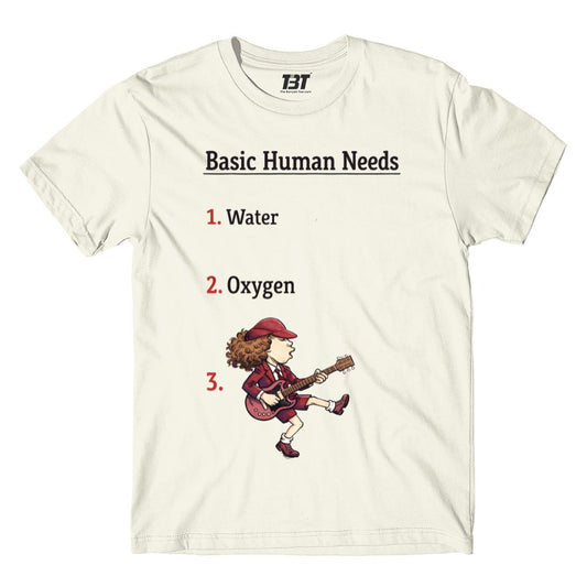ac/dc basic human needs t-shirt music band buy online india the banyan tee tbt men women girls boys unisex off white 