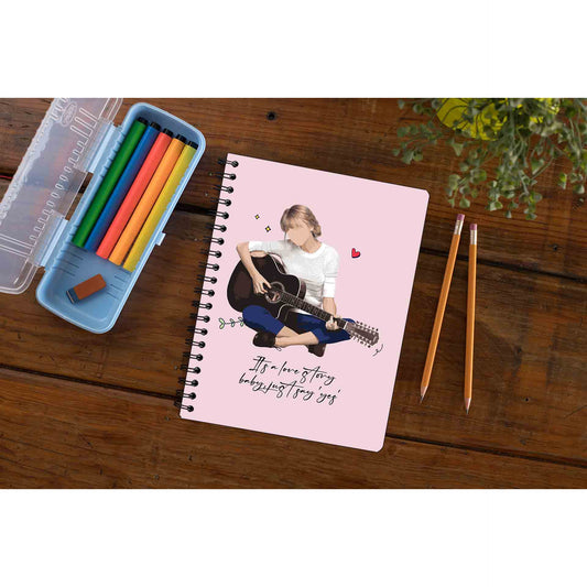 taylor swift love story notebook notepad diary buy online india the banyan tee tbt unruled