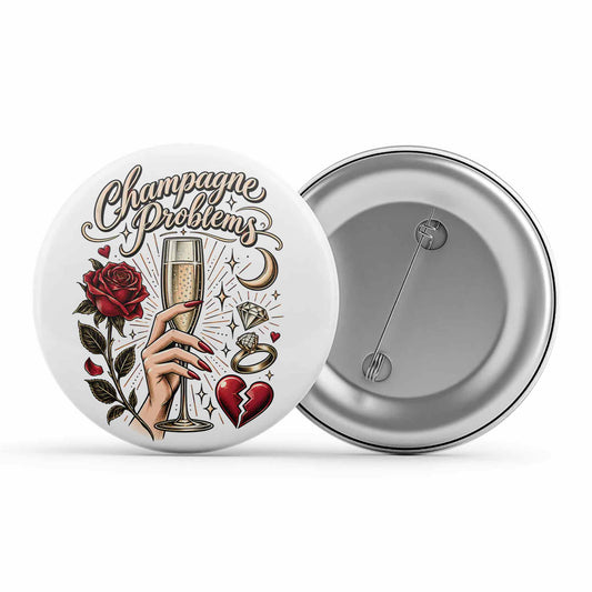 taylor swift champagne problems badge pin button music band buy online india the banyan tee tbt men women girls boys unisex  