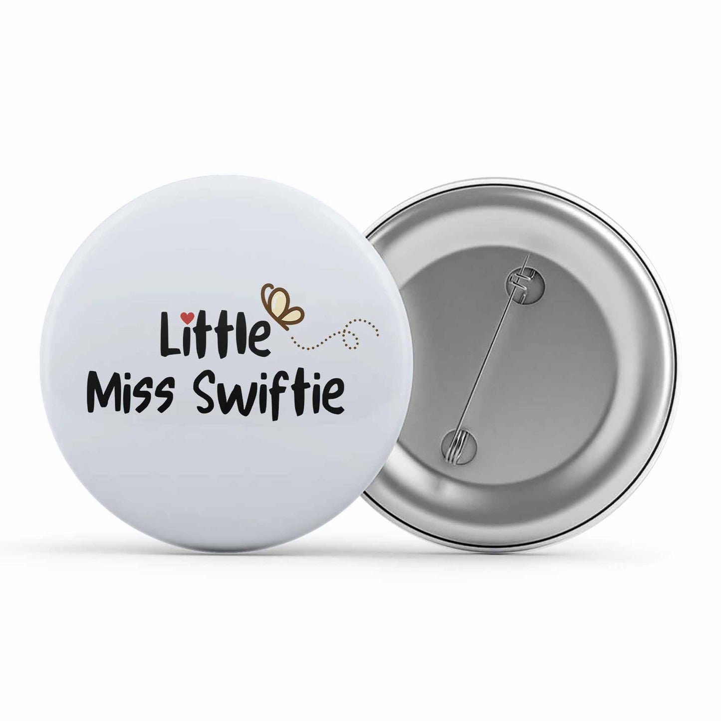 taylor swift little miss swiftie badge pin button music band buy online india the banyan tee tbt men women girls boys unisex  