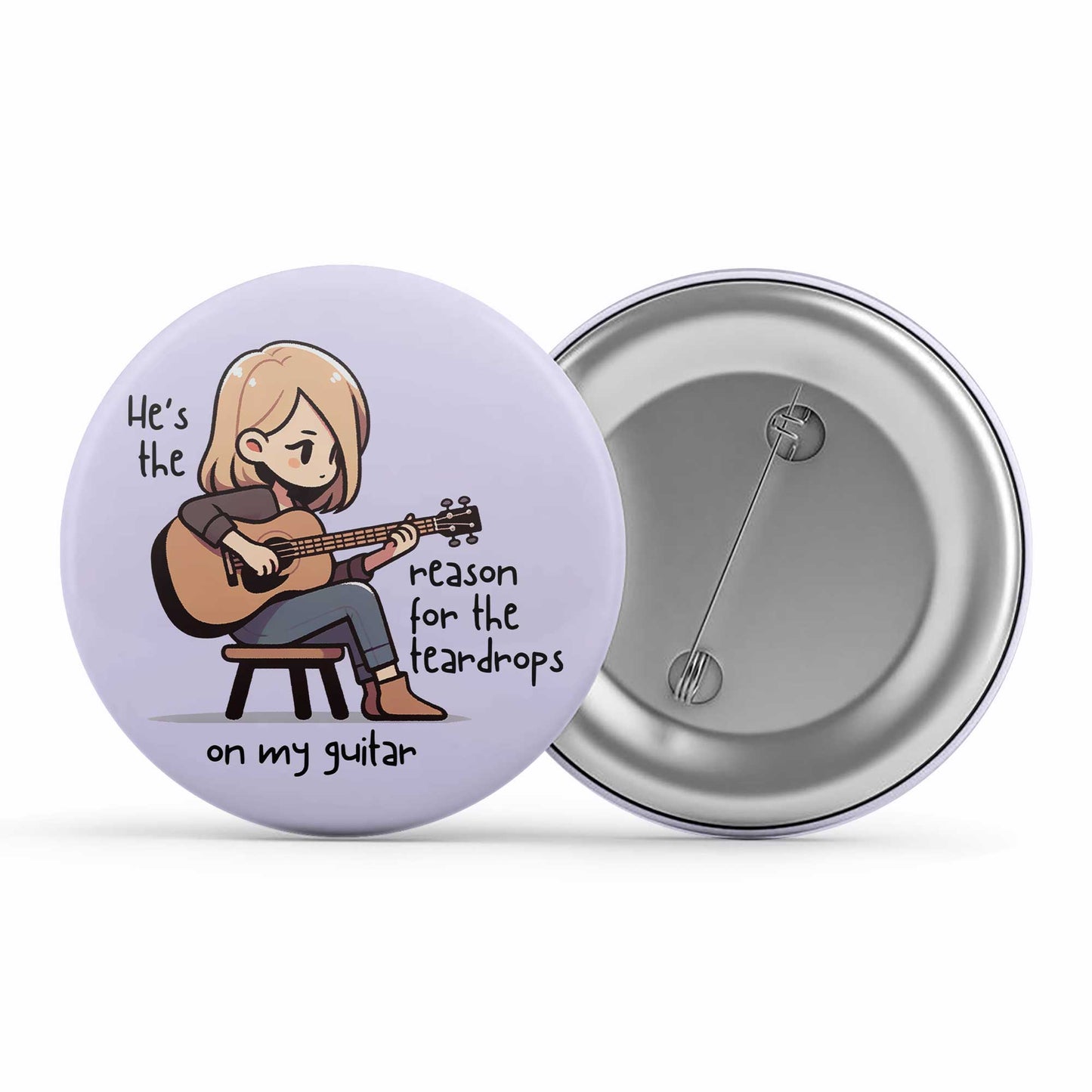 taylor swift tear drops on my guitar badge pin button music band buy online india the banyan tee tbt men women girls boys unisex