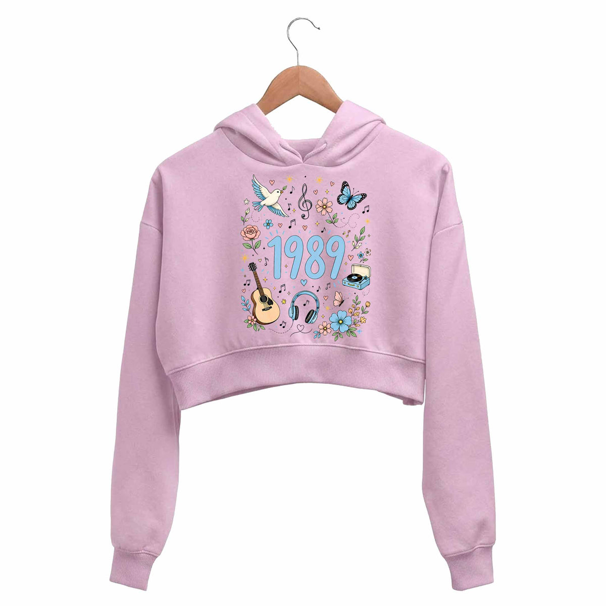 taylor swift 1989 crop hoodie hooded sweatshirt upper winterwear music band buy online india the banyan tee tbt men women girls boys unisex baby pink 