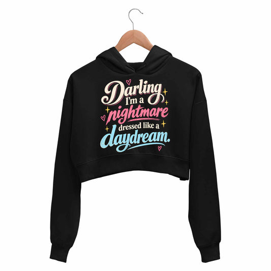 taylor swift dressed like a daydream crop hoodie hooded sweatshirt upper winterwear music band buy online india the banyan tee tbt men women girls boys unisex black 