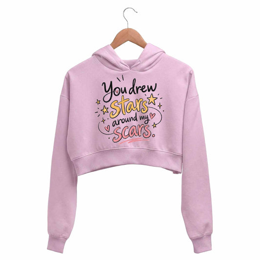 taylor swift you drew stars crop hoodie hooded sweatshirt upper winterwear music band buy online india the banyan tee tbt men women girls boys unisex baby pink 