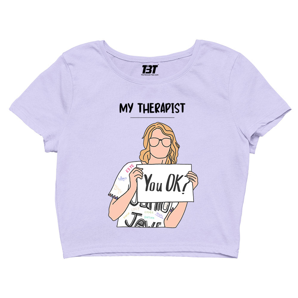 taylor swift my therapist crop top music band buy online india the banyan tee tbt men women girls boys unisex s