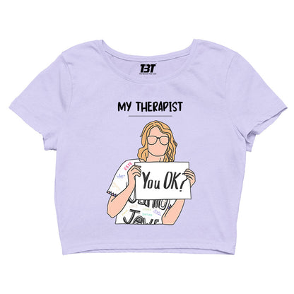 taylor swift my therapist crop top music band buy online india the banyan tee tbt men women girls boys unisex s