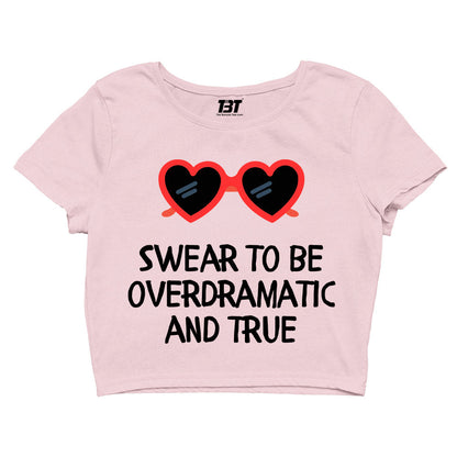 taylor swift overdramatic and true crop top music band buy online india the banyan tee tbt men women girls boys unisex s