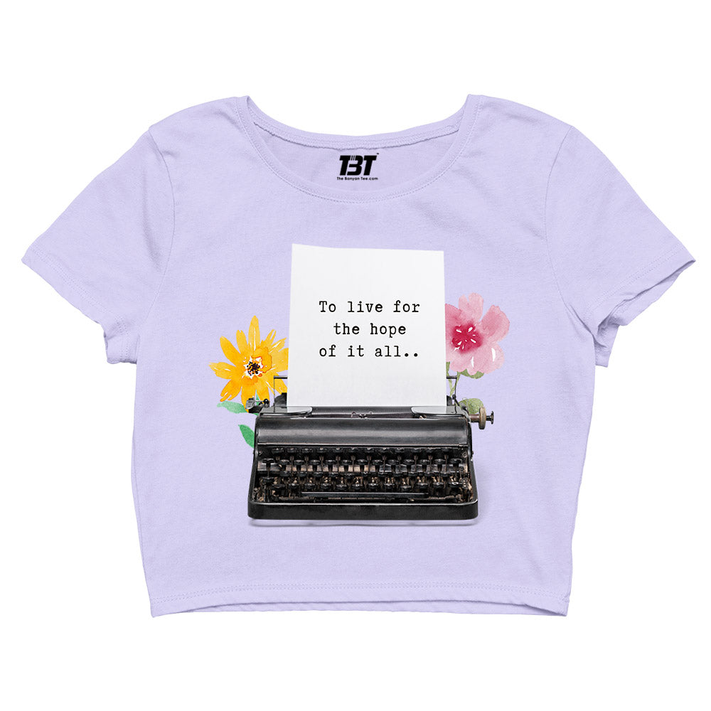 taylor swift live for the hope crop top music band buy online india the banyan tee tbt men women girls boys unisex s