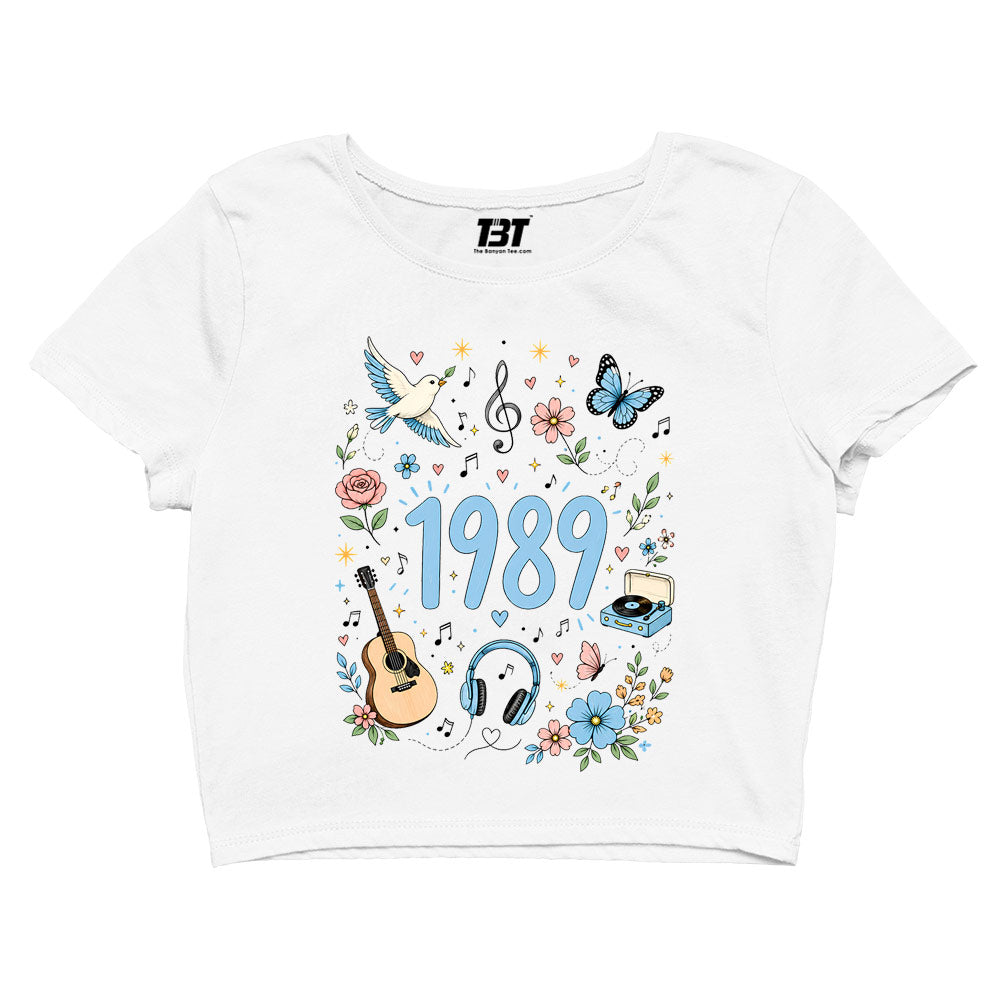 taylor swift 1989 crop top music band buy online india the banyan tee tbt men women girls boys unisex s 