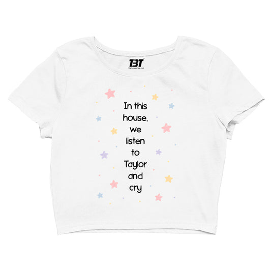 taylor swift in this house crop top music band buy online india the banyan tee tbt men women girls boys unisex s 