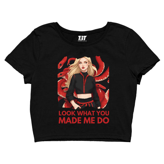 taylor swift look what you made me do crop top music band buy online india the banyan tee tbt men women girls boys unisex xs